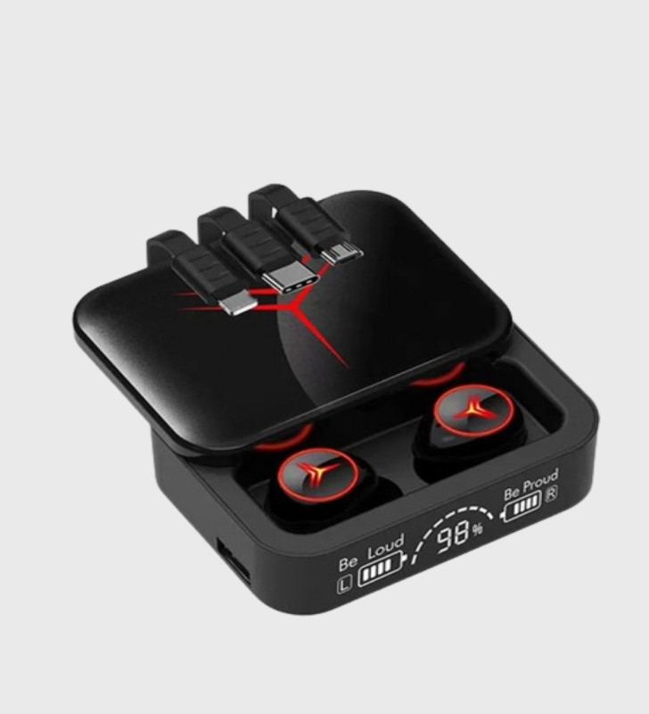 Powerbank Özellikli Bluetooth Kablosuz Kulaklık – Dokunmatik Kontrol, Uzun Pil Ömrü, Ergonomik Tasarım - Lisinya