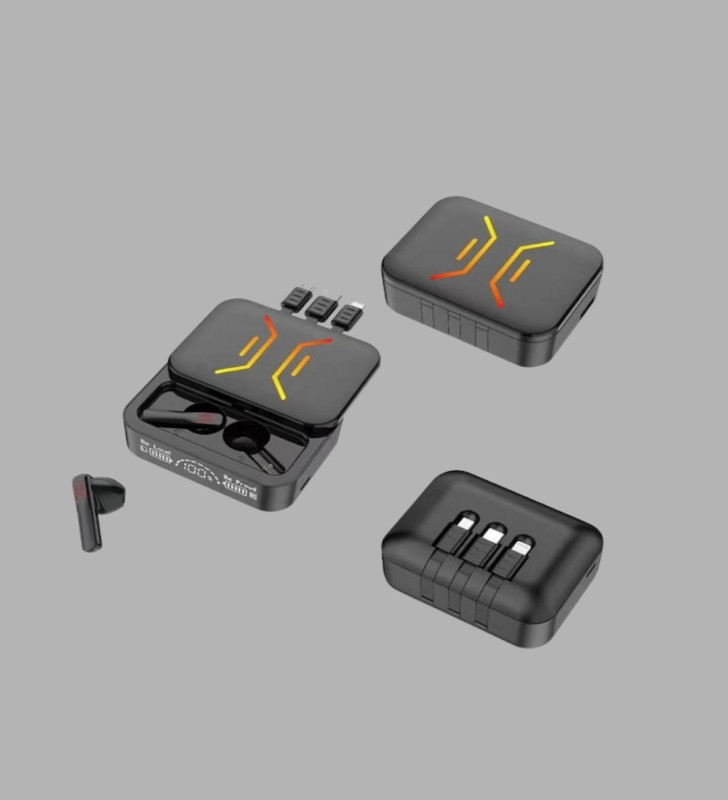 Powerbank’lı Bluetooth 5.3 Kulaklık – Kablolu/Kablosuz Kullanım, Dokunmatik ve Uzun Pil Süresi - Lisinya