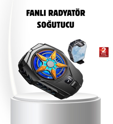 Oyun Telefonu Soğutucu Fan – Şarjlı, Sessiz ve Kompakt Mobil Soğutma Cihazı - Lisinya
