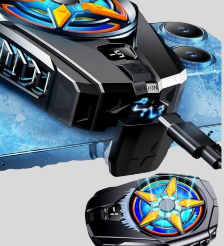 Taşınabilir Şarjlı Telefon Soğutucu – Sessiz Fan Motoru ile Yüksek Performans Koruma - Lisinya