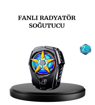 Şarj Edilebilir Telefon Soğutucu Fan – Taşınabilir, Sessiz ve Güçlü Oyun Soğutucusu - Lisinya