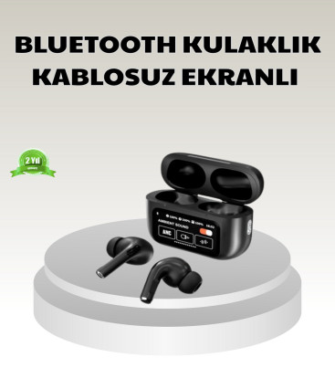 Bluetooth 5.3 ANC Kablosuz Kulaklık – Dokunmatik Kontrol, Dijital Ekran ve Uzun Pil Ömrü - Lisinya