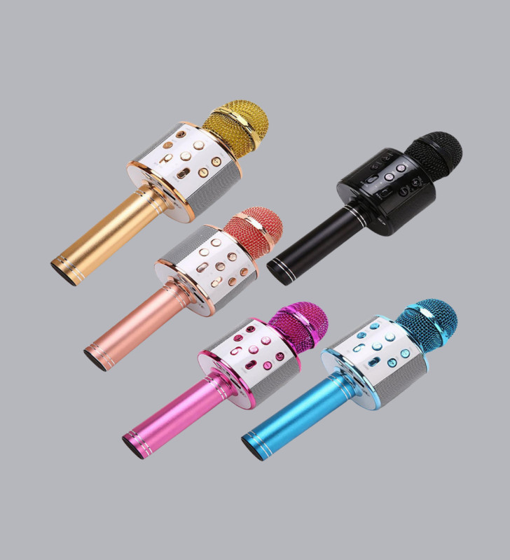 Bluetooth Karaoke Mikrofon – Yüksek Ses Kalitesi, Yankı Efektli, Uzun Ömürlü Pil - Lisinya