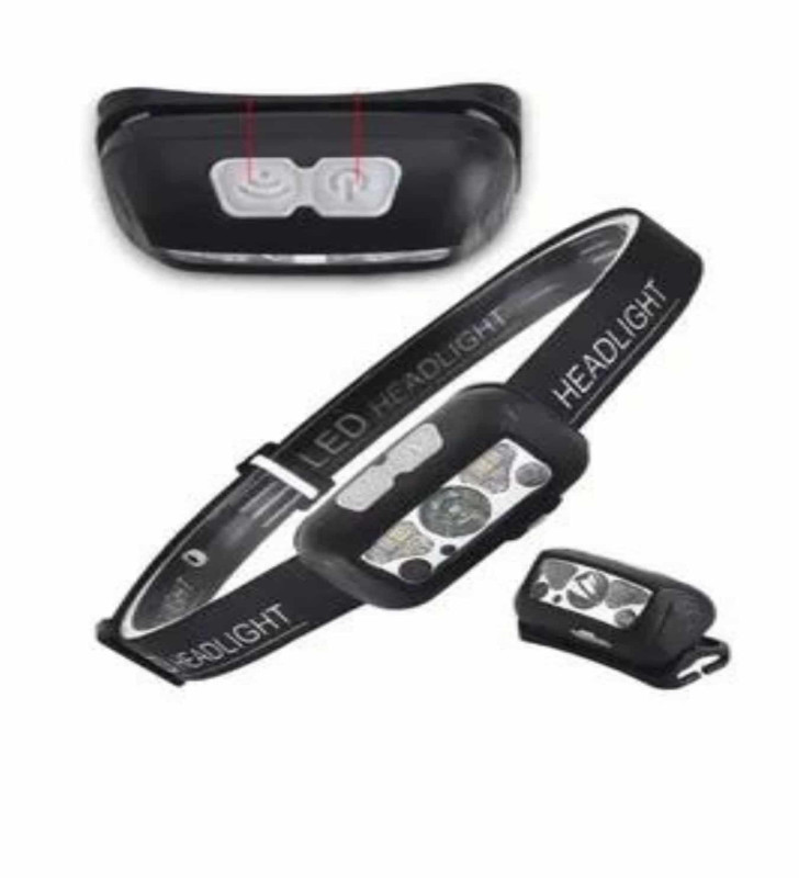 Kamp Lambası Kafa Feneri Kafa Lambası Ayarlanabilir Sensörlü Şarjlı - Lisinya