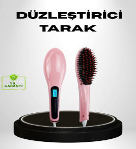 Seramik Plakalı Elektrikli Saç Düzleştirici – Hızlı Isınma, Uzun Kablo, 25W–39W Güç - Lisinya