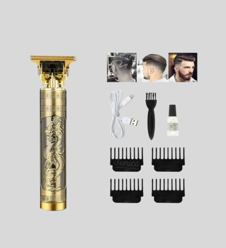 Profesyonel Çizik Tıraş Makinesi – T Çelik Bıçaklı, 120 Dakika Şarjlı Kullanım, 3 Başlıklı - Lisinya