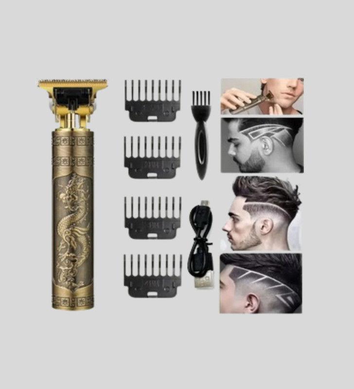 Profesyonel Çizik Tıraş Makinesi – T Çelik Bıçaklı, 120 Dakika Şarjlı Kullanım, 3 Başlıklı - Lisinya