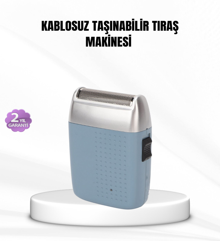 Taşınabilir Şarjlı Tıraş Makinesi – Kuru Kullanım, Özel Sakal Başlıkları - Lisinya