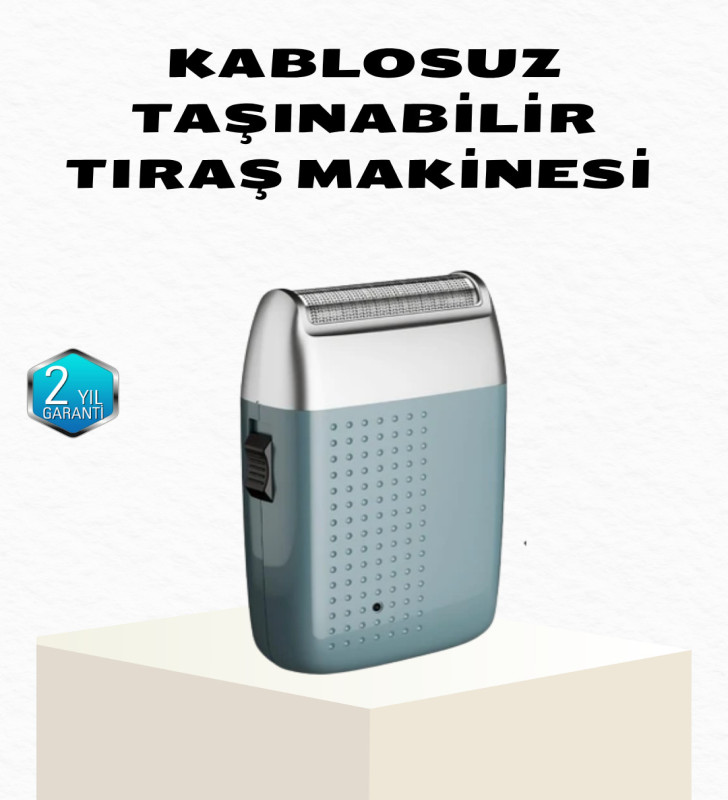 Şarjlı Kuru Kullanım Tıraş Makinesi – Kablosuz, Taşınabilir - Lisinya