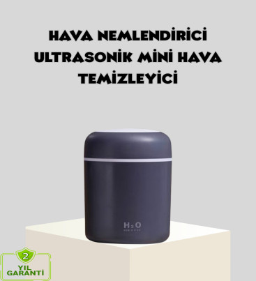 LED Işıklı USB Nemlendirici – Sürekli ve Aralıklı Püskürtme Modu - Lisinya