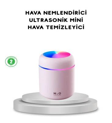 USB Bağlantılı LED Işıklı Hava Nemlendirici – Sessiz ve Kullanıcı Dostu Tasarım - Lisinya