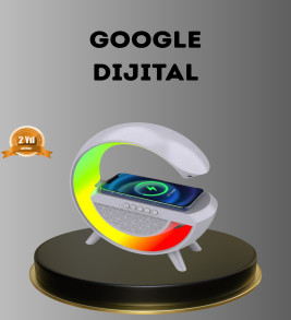 Bluetooth 5.0 Hoparlör – Kablosuz Şarj, RGB Gece Lambası ve FM Radyo - Lisinya