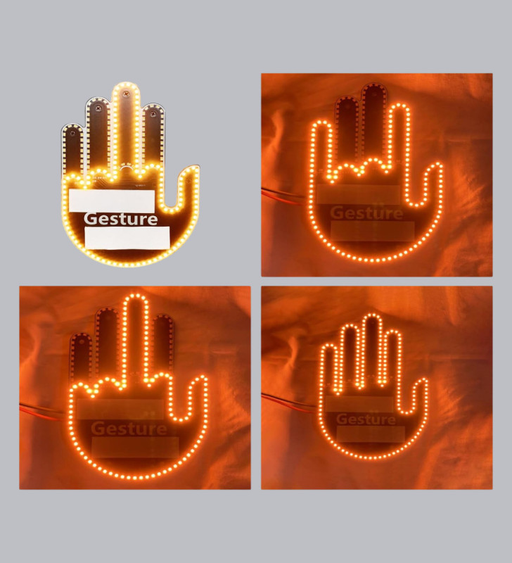 El Hareketiyle Kontrol Edilen 176 LED Amber Güvenlik Lambası - Lisinya