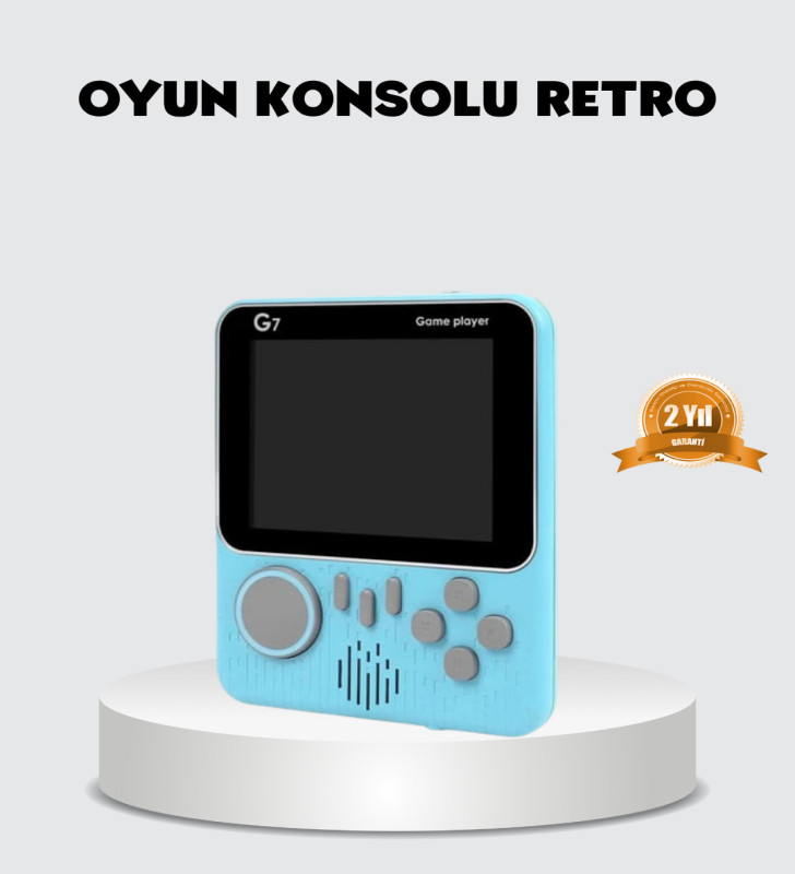 Taşınabilir Retro Oyun Konsolu – 3.5 İnç LCD, 666 Klasik Oyun, TV Destekli - Lisinya