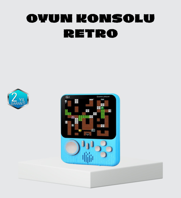 666 Oyunlu Retro Mini Oyun Konsolu – 3.5" LCD Ekran ve Çift Kişilik Oyun - Lisinya