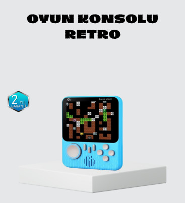 666 Oyunlu Retro Mini Oyun Konsolu – 3.5" LCD Ekran ve Çift Kişilik Oyun - Lisinya