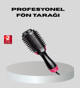 1200W Fön Tarağı – 3 Isı Ayarı, Negatif İyonlu, Hızlı ve Pürüzsüz Sonuç - Lisinya