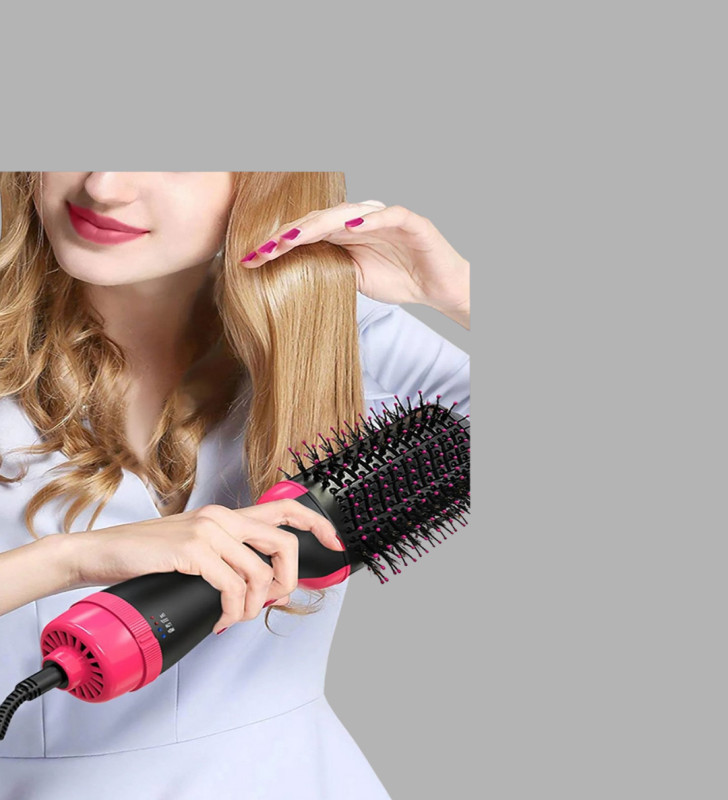 220°C Profesyonel Fön Tarağı – Negatif İyon Teknolojili, 3 Isı Kademeli, 1200W - Lisinya