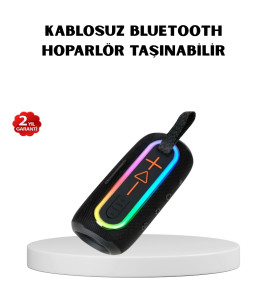 Kablosuz Hoparlör – Bluetooth 5.1, Güçlü Bas ve 10 Metre Menzil - Lisinya