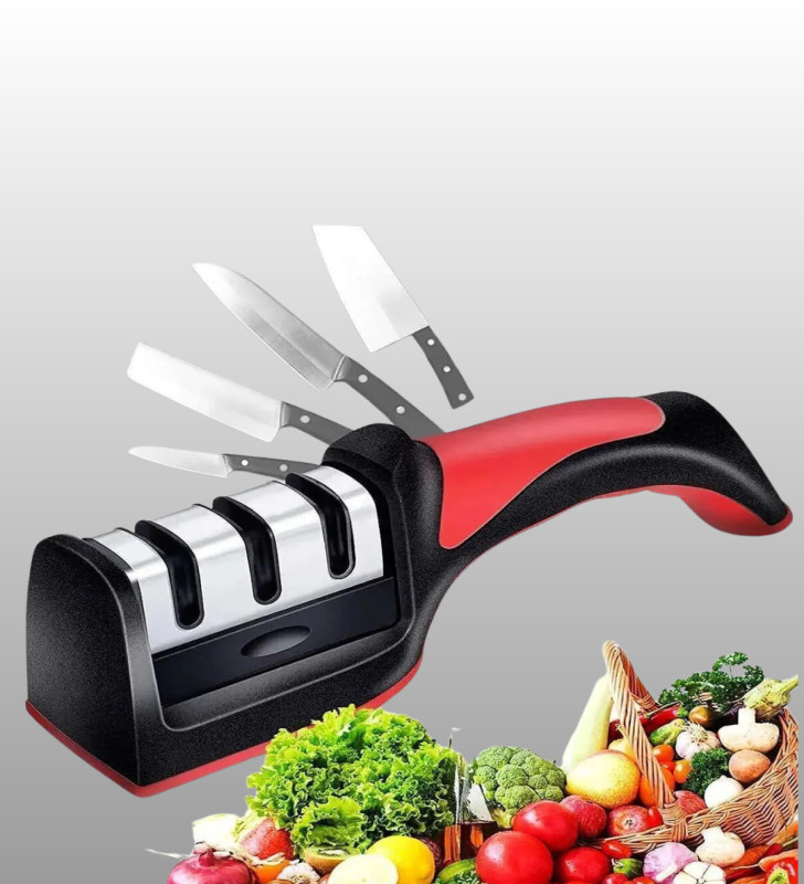 Profesyonel Mutfak Makas Seti – Kesim Makası + Soyacak + Bileyici - Lisinya