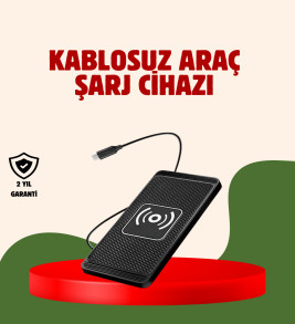 Kablosuz Manyetik Araç Şarj Pedi – Hızlı, Güvenli, Isınma Korumalı Tasarım - Lisinya