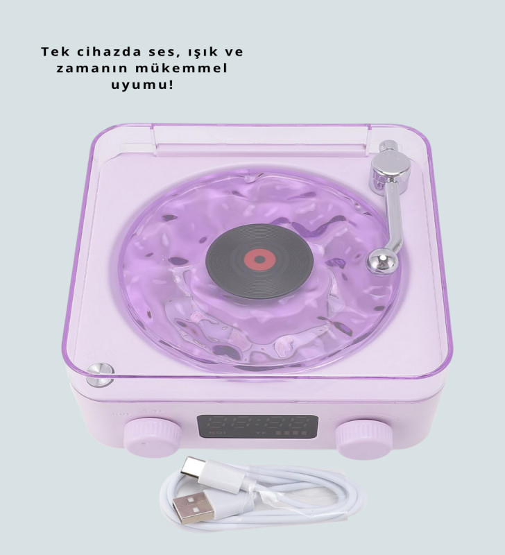 Retro Bluetooth Hoparlör MOR - Lisinya