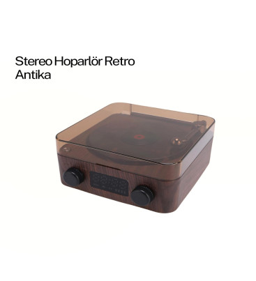 GRAMAFON SPEAKER KAHVERENGİ - Lisinya