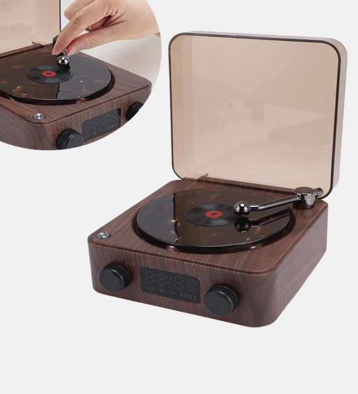 GRAMAFON SPEAKER KAHVERENGİ - Lisinya