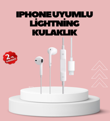 Konforlu Ergonomik Kare Tasarımlı Müzik ve Çağrı Kulaklığı - Lisinya