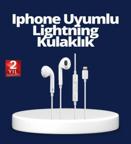 Yüksek Ses Kaliteli Mikrofonlu Kablolu Kulak İçi Kulaklık - Lisinya