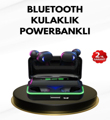 E10 Kablosuz Bluetooth Kulaklık – 3D Ses, Powerbank Şarj Kutusu - Lisinya