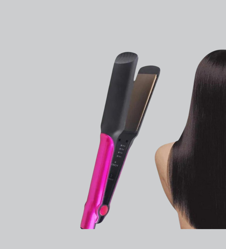 Profesyonel İyon Teknolojili Saç Düzleştirici – 220°C Hızlı Isınma ve LED Ekranlı Tasarım - Lisinya