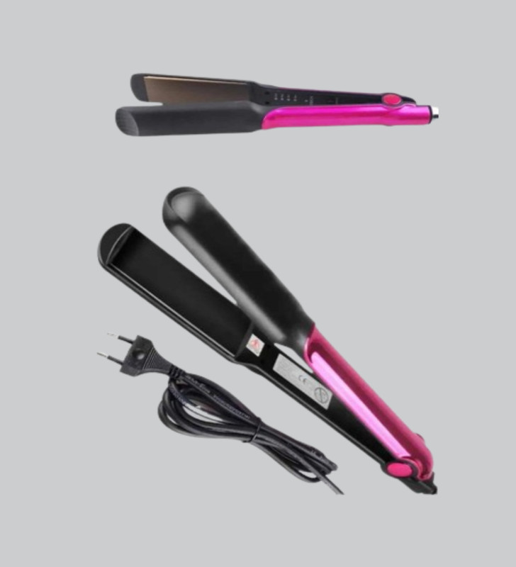 Profesyonel İyon Teknolojili Saç Düzleştirici – 220°C Hızlı Isınma ve LED Ekranlı Tasarım - Lisinya