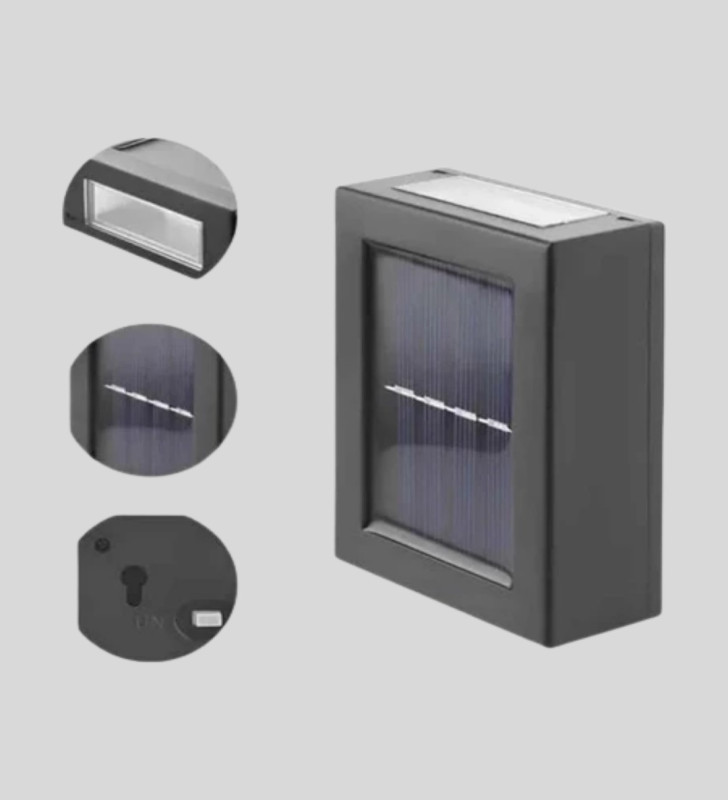 Güneş Enerjili 6 LED Solar Lamba – Fotoselli, Su Geçirmez ve Çevre Dostu Bahçe Işığı - Lisinya