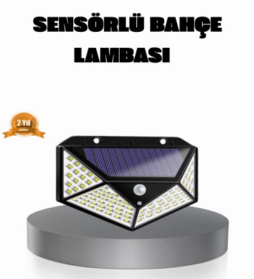 Solar Güçlü 100 LED Bahçe Lambası – Enerji Tasarruflu, Suya Dayanıklı ve Geniş Açılı Işık - Lisinya