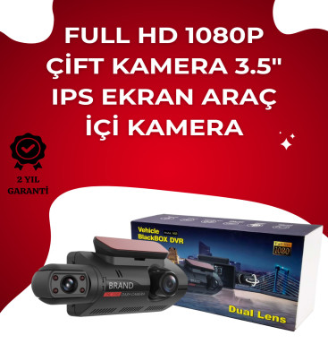 Otomatik Kayıtlı Full HD Araç Kamerası – Döngüsel Kayıt ve Hareket Algılama - Lisinya