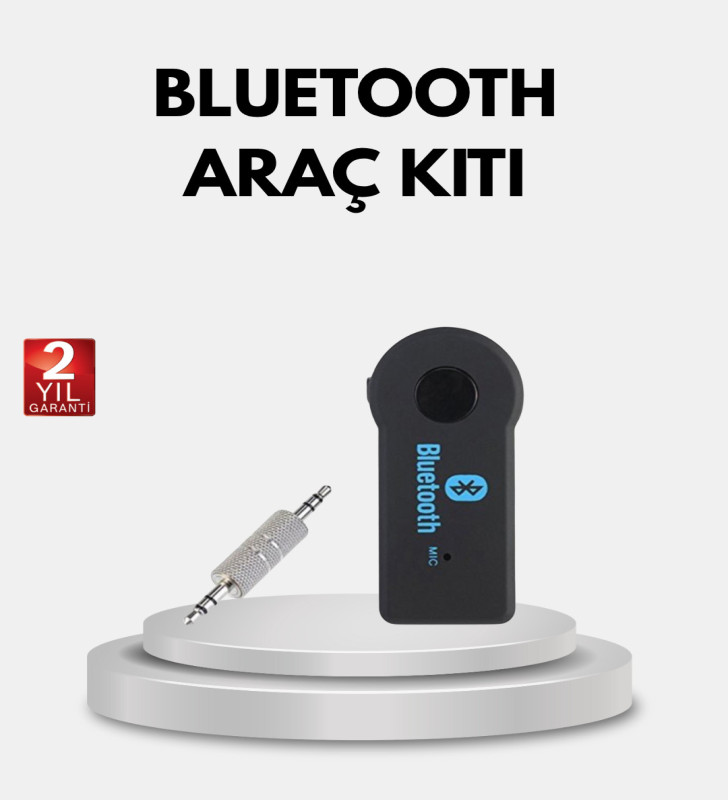 Car Bluetooth AUX Oto MP3 Player Kablosuz Müzik ve Görüşme Cihazı - Lisinya
