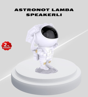 Astronot Yıldız Projeksiyon Lambası 8 Efektli Uzaktan Kumandalı Gece Işığı - Lisinya