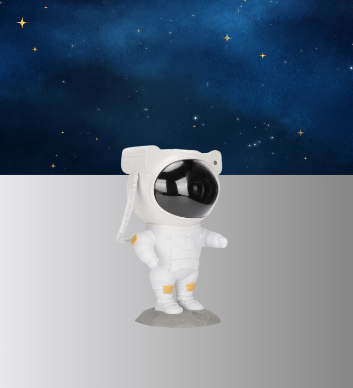 Astronot Yıldız Projeksiyon Lambası 8 Efektli Uzaktan Kumandalı Gece Işığı - Lisinya
