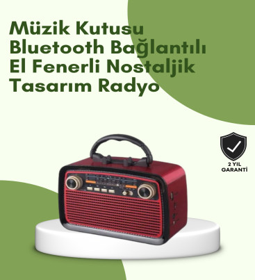 Kablosuz Bluetooth Hoparlör – Yüksek Ses Kalitesi, Uzun Pil Ömrü, FM ve AM Radyo Fonksiyonu - Lisinya
