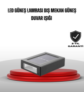 Güneş Enerjili Su Geçirmez LED Duvar Lambası - Lisinya