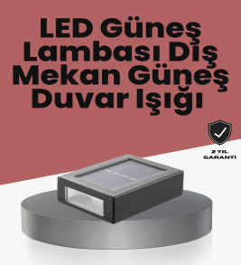 Bahçe ve Balkon İçin Güneş Enerjili Lamba - Lisinya