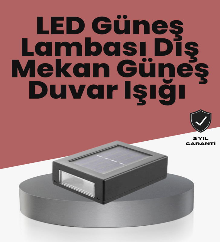 Bahçe ve Balkon İçin Güneş Enerjili Lamba - Lisinya