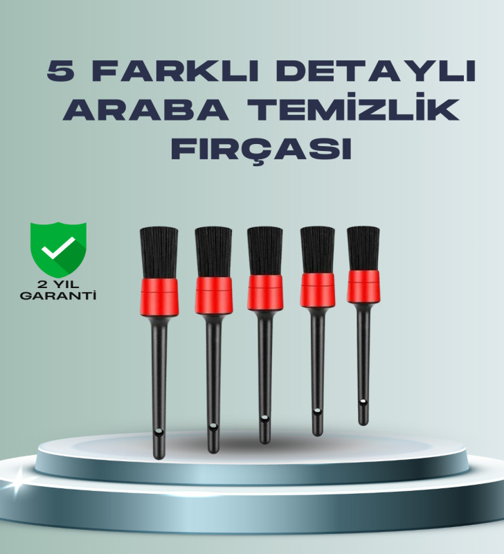 Yumuşak Kıllı Araç Bakım Fırça Takımı - Lisinya