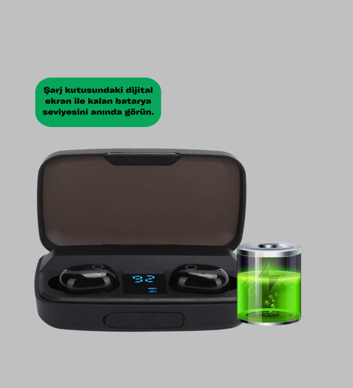 ABS Gövdeli, Hafif ve Uzun Ömürlü Bluetooth Kulaklık - Lisinya