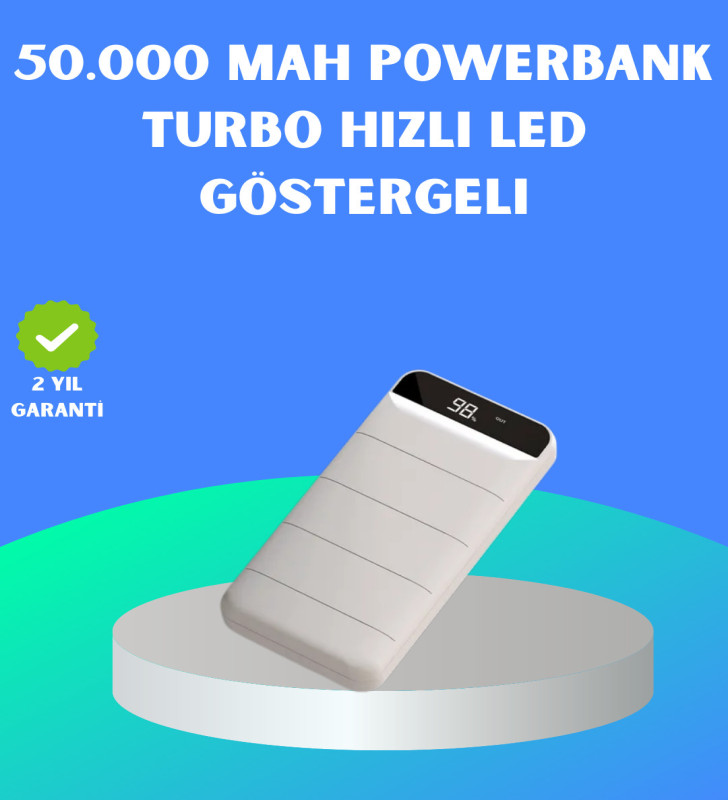 22.5W PD Destekli Taşınabilir Şarj Cihazı Çoklu Çıkışlı Model Powerbank - Lisinya