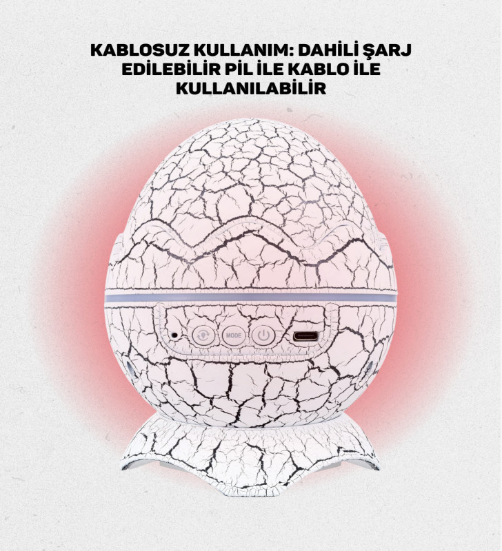 14 Renkli Nebula Yıldız Projektör + Müzik + Gürültü Cihazı + Zamanlayıcılı - Lisinya