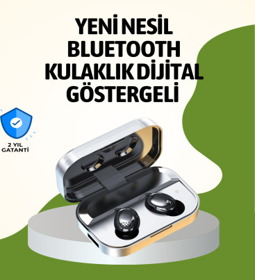 Gerçek Kablosuz Kulaklık – Bluetooth 5.0, Şarj Kutulu, Parmak İzi Kontrollü - Lisinya