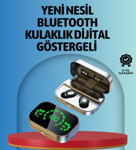 Akıllı Dijital Ekranlı TWS Kulaklık – Uzun Pil Ömrü, Stabil Bağlantı - Lisinya