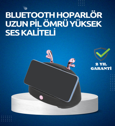 Akıllı Kablosuz Telefon Tutucu ve Stereo Hoparlör – Kolay Kullanım ve Yüksek Ses Kalitesi - Lisinya